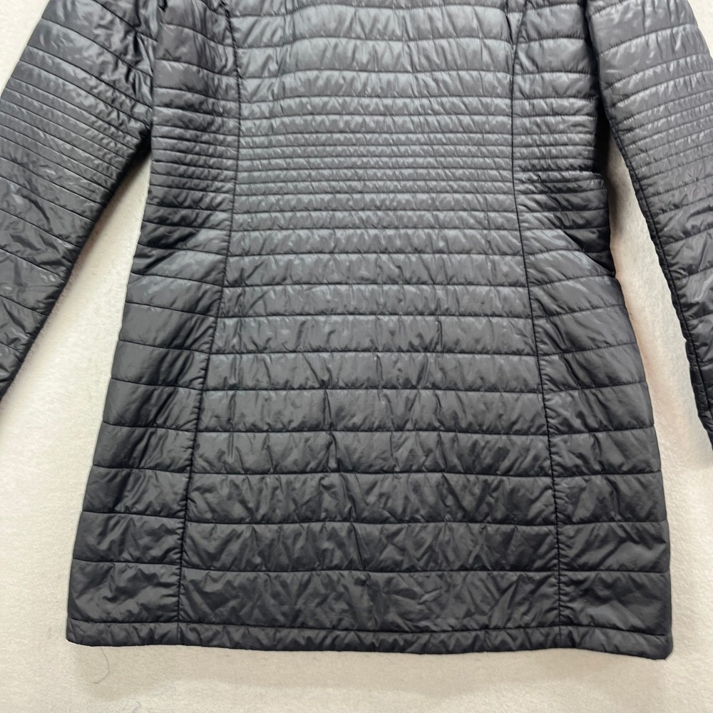 Patagonia Kai Lee Parka Jacket Womens M Black Puffer Quilted Insulated Long Coat View 6